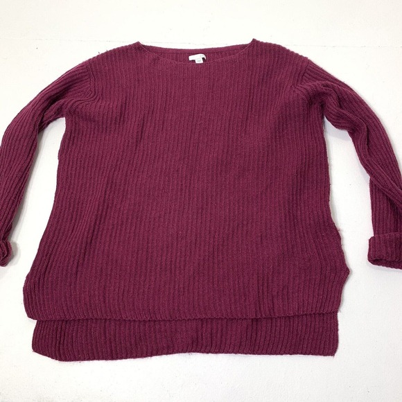 Women’s Size Small‎ J. Jill Wool Blend Purple Pullover Oversized Sweater - Picture 1 of 12